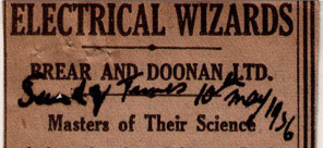 Brear & Doonan - Electrical Wizards